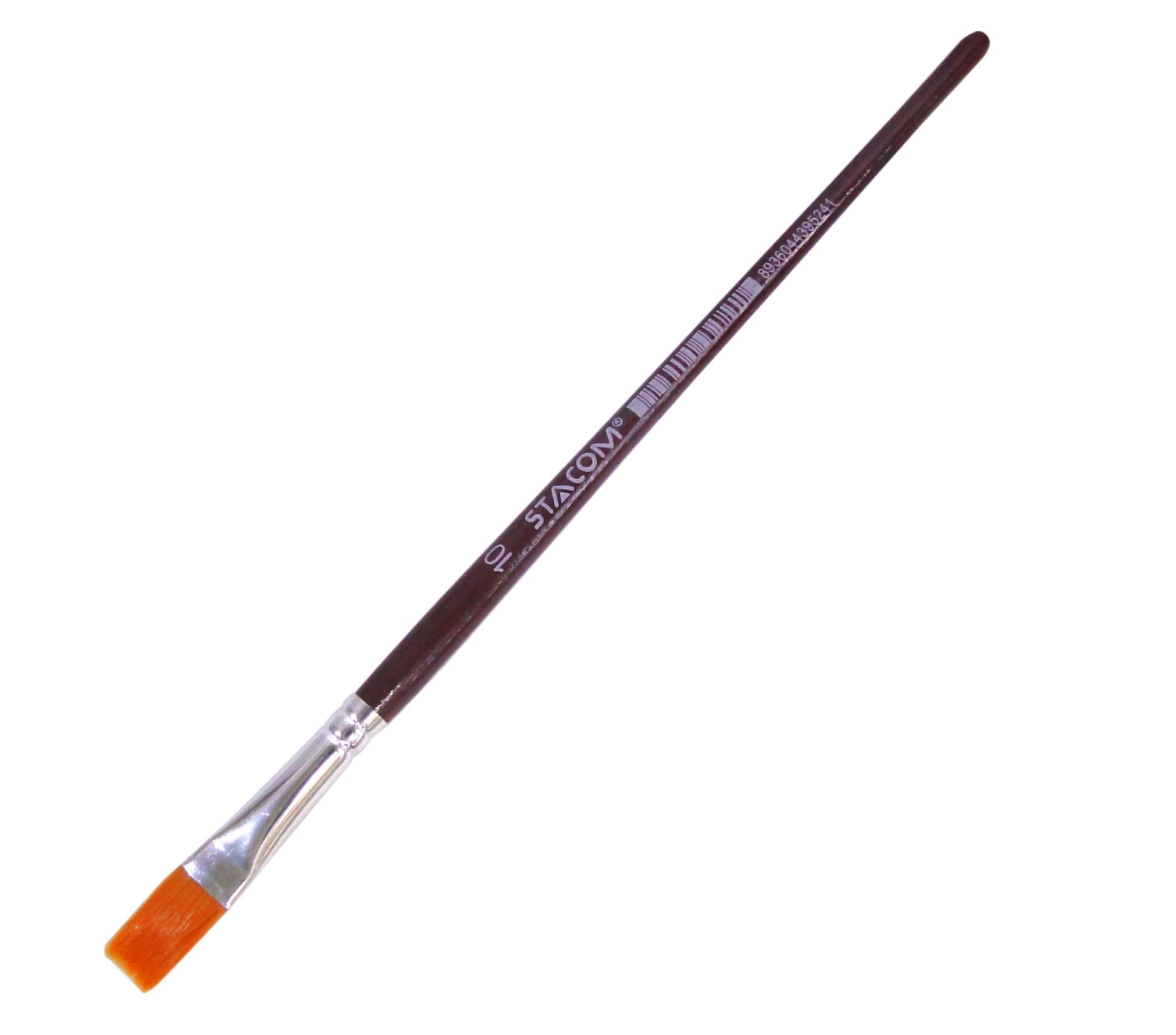 Cọ vẽ đầu dẹt chất liệu sợi nylon đủ size - BPSS_F - Ảnh 5