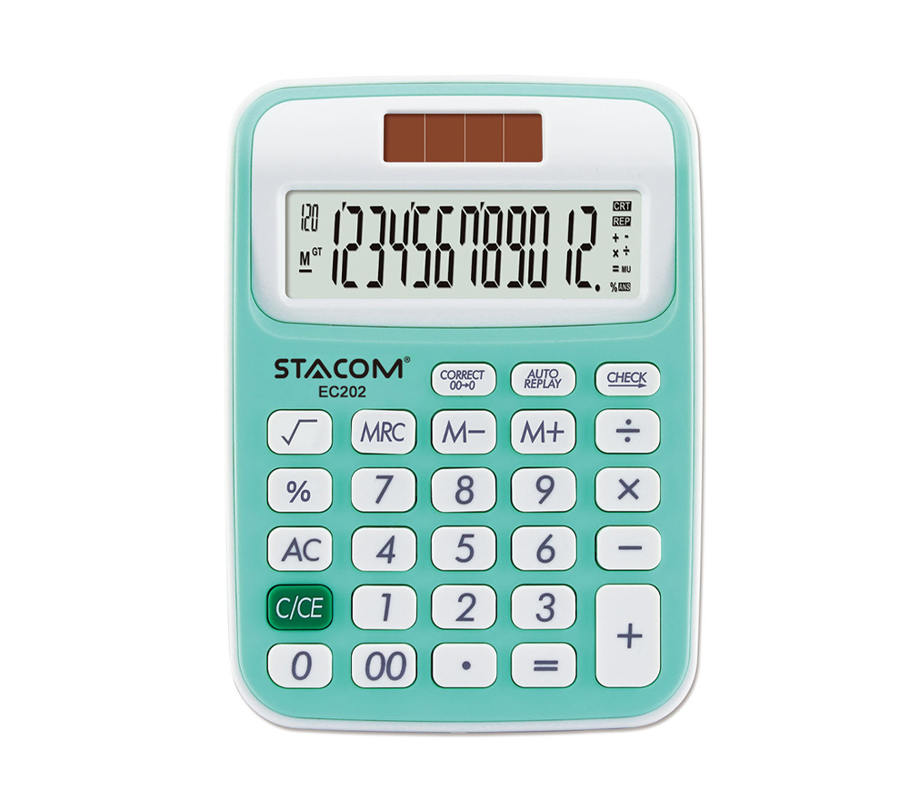 Máy tính cầm tay 12 số - EC202 - Ảnh 3