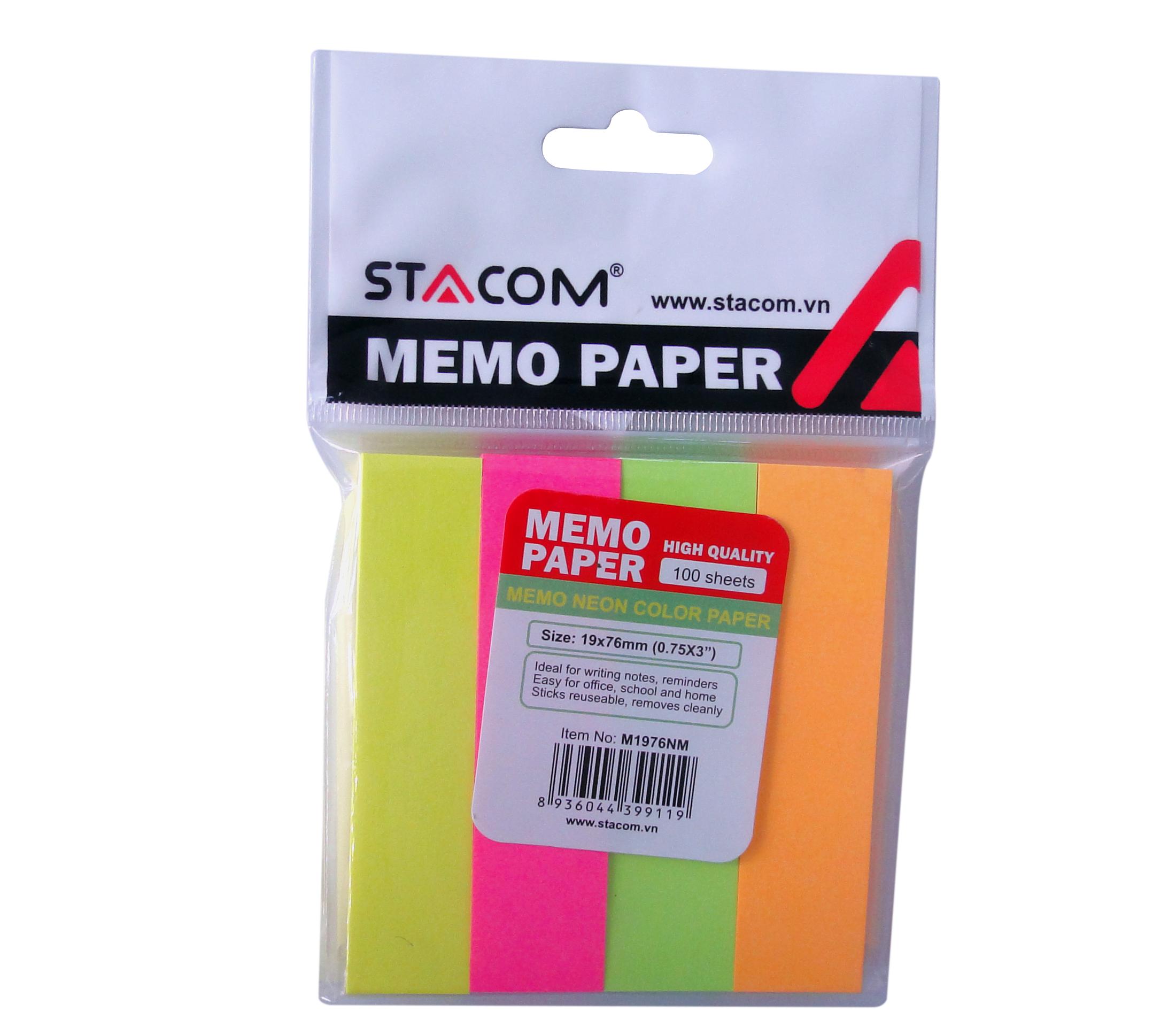 Giấy Sticky note dạ quang - M1976NM - Ảnh 3