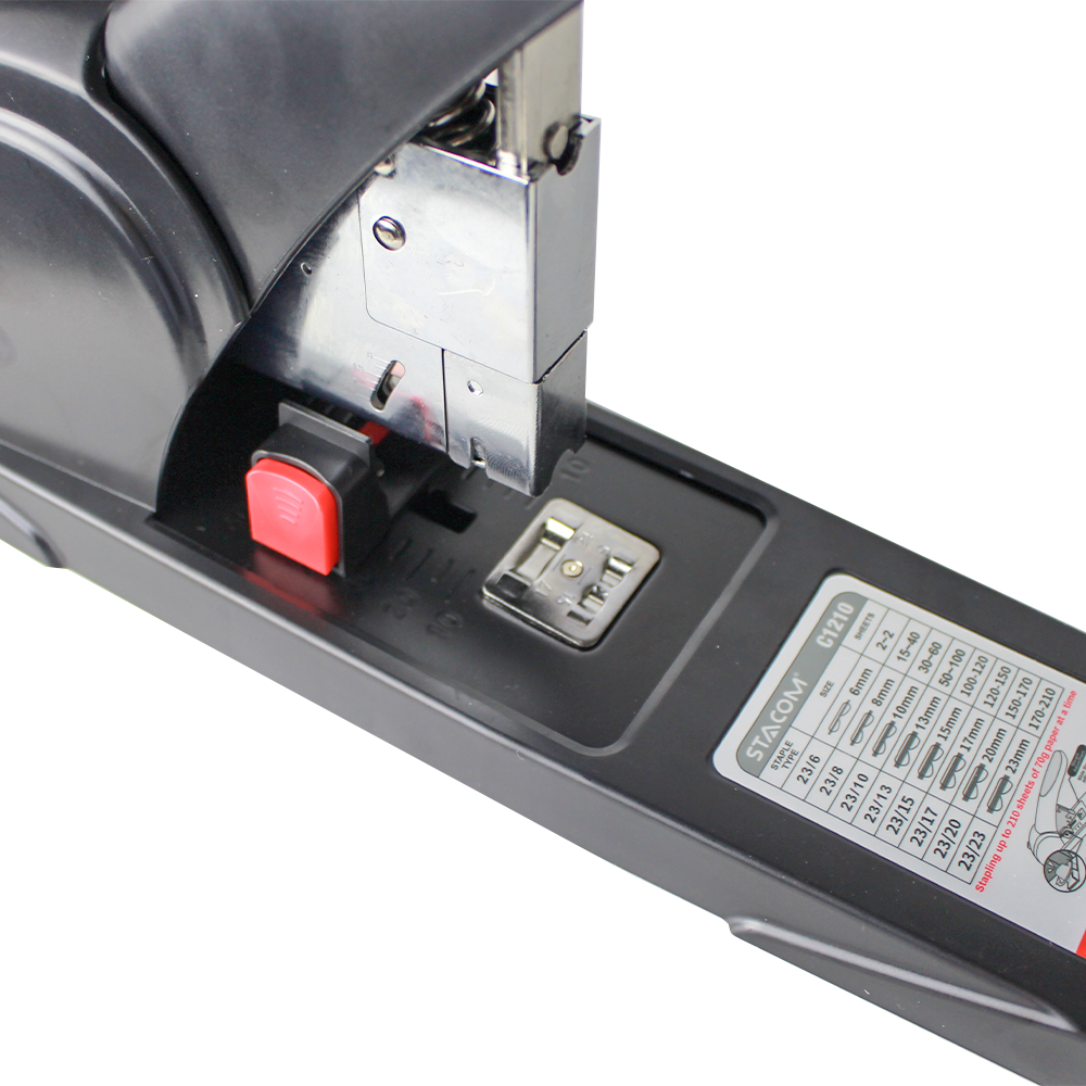 Dập ghim đại có trợ lực, bấm siêu nhẹ 210 trang | Stacom C1210 - Ảnh 5