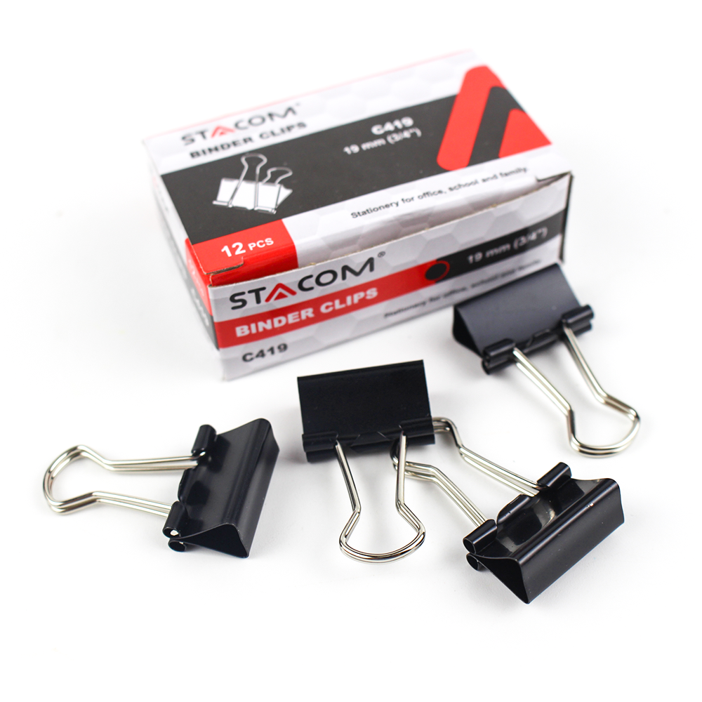 Kẹp bướm đen 19mm - C419 - Ảnh 3