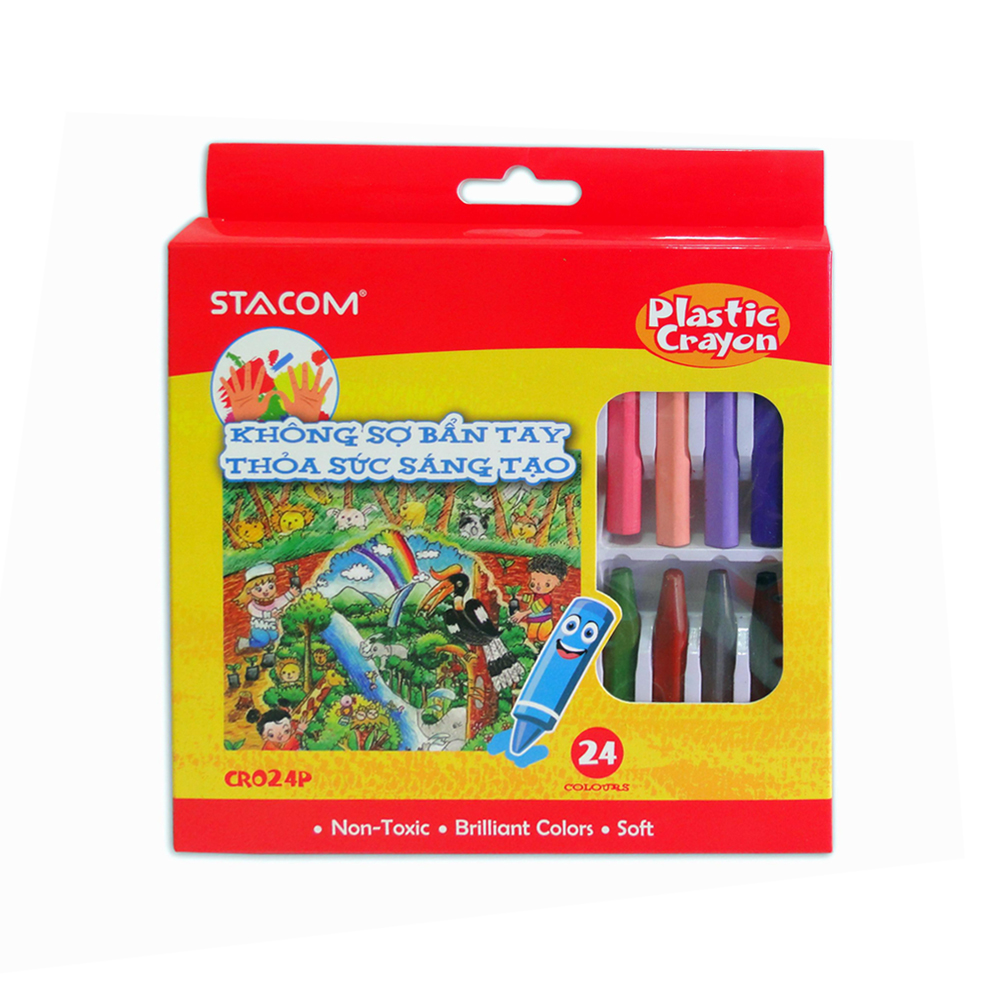 Sáp màu xoá được 24 màu - CR024P