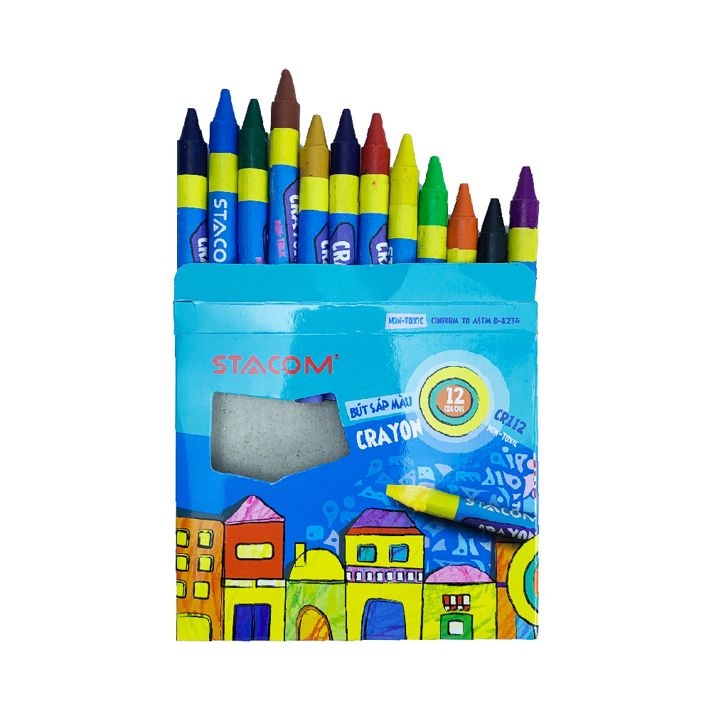 Sáp màu (crayon) 12 màu - CR112
