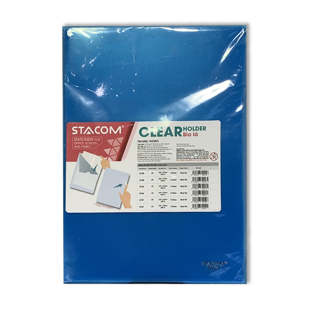 Bìa Lá Khổ A4 Nhiều Màu - D119A - Ảnh 4