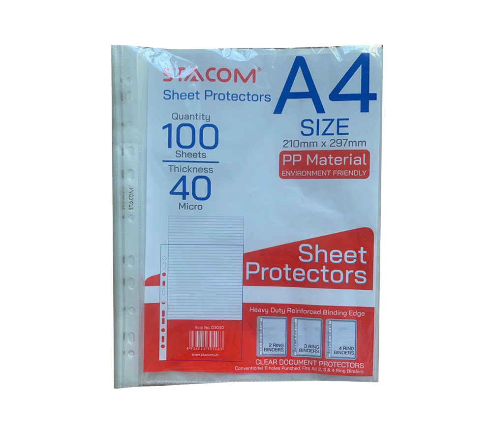 Bìa Lá 11 Lỗ dày 0.04mm - D3040