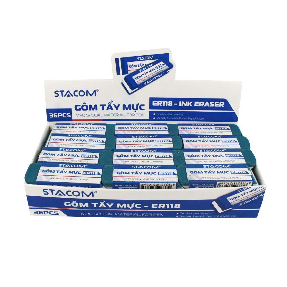 Gôm tẩy mực 02 đầu | Stacom ER118 - Ảnh 7