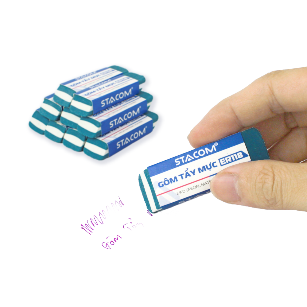 Gôm tẩy mực 02 đầu | Stacom ER118 - Ảnh 5