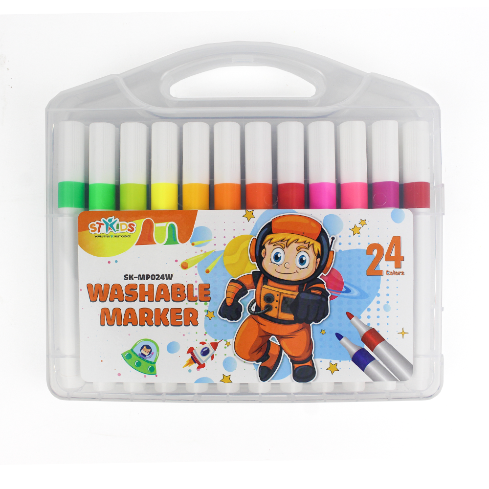 Bộ bút dạ 24 màu (Washable Marker)-SK_MP024W