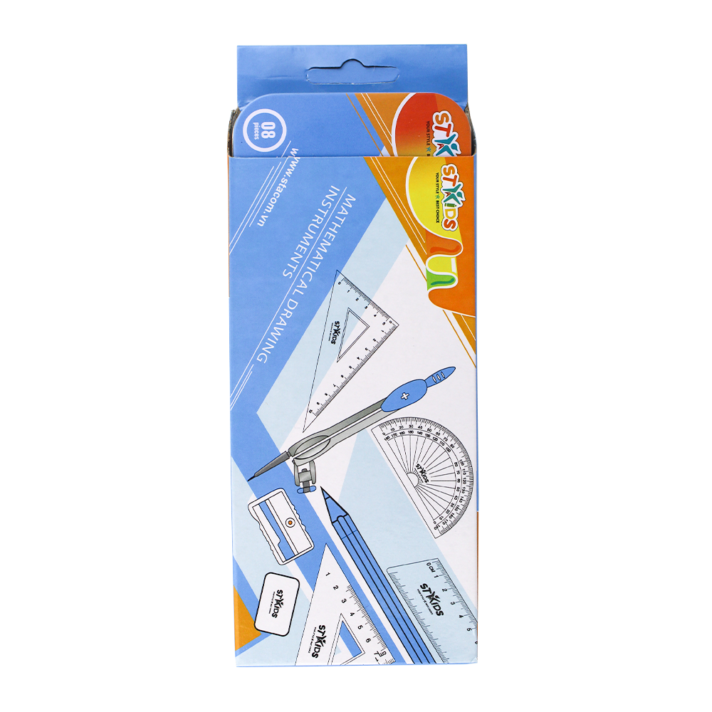 Hộp dụng cụ hình học STAKIDS, hộp thiếc- SK_MS108M - Ảnh 7