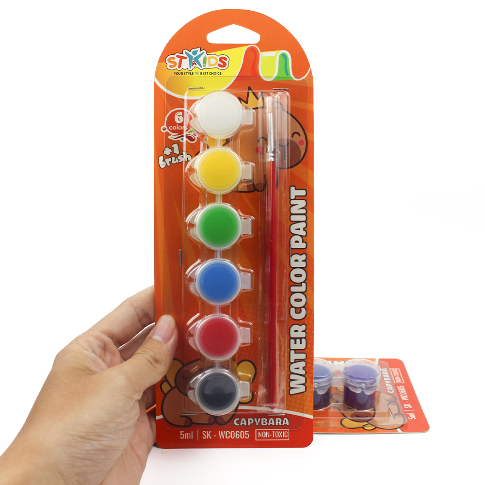 Màu nước Water Color Paint 5ml kèm cọ- SK-WC0605 - Ảnh 4