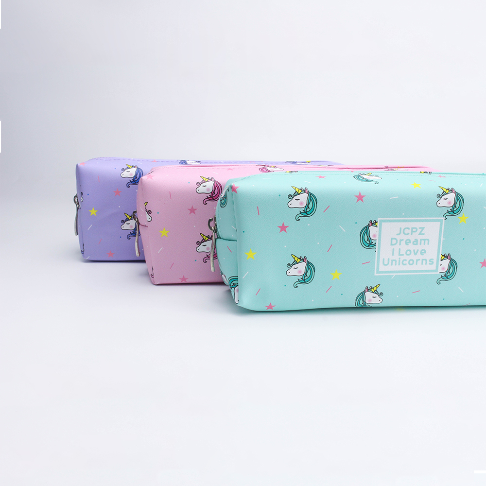 Hộp bút vải họa tiết Unicorn - PB_1012A