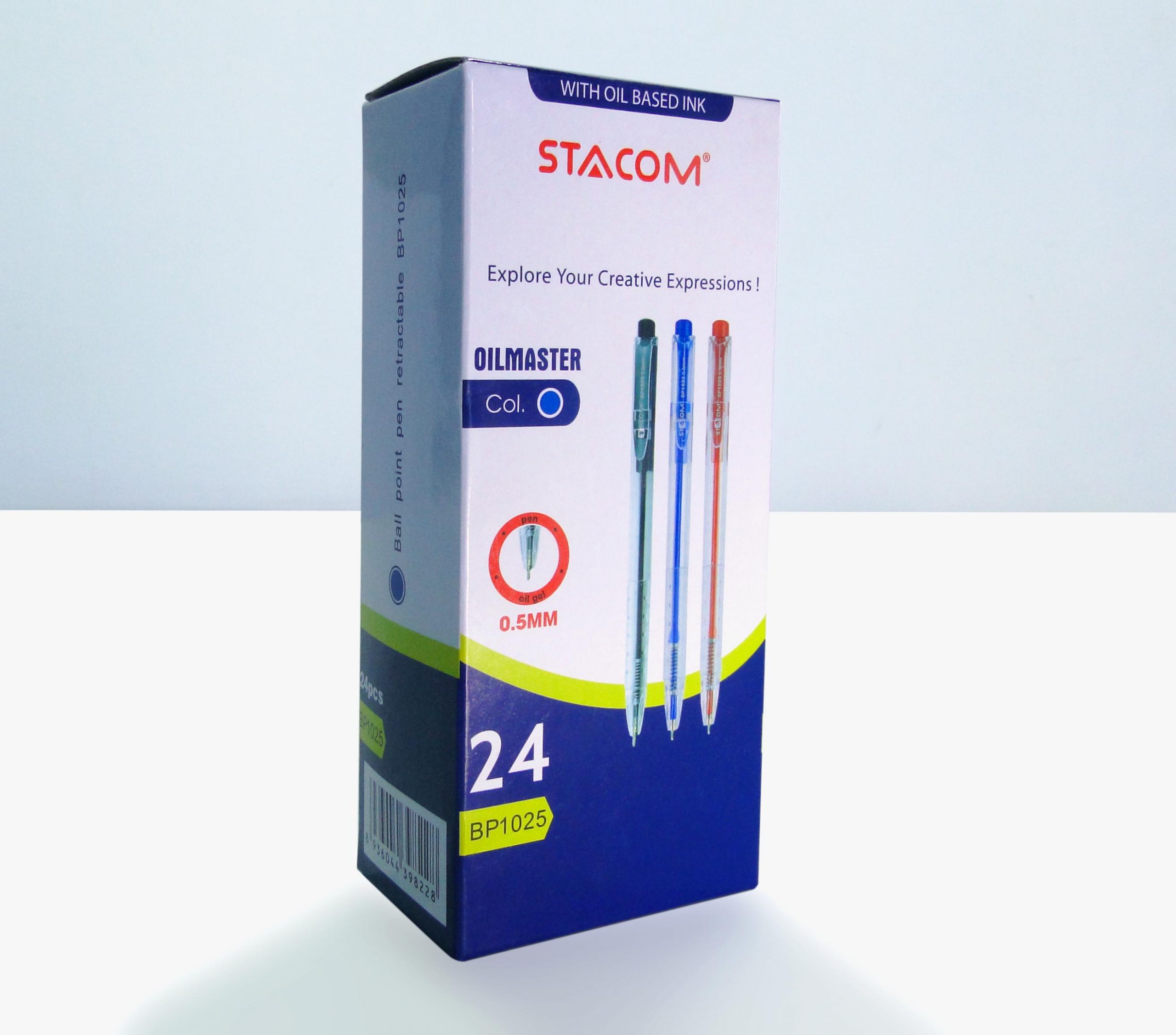 Bút bi bấm mực semi gel đầu 0.5mm - BP1025 - Ảnh 4