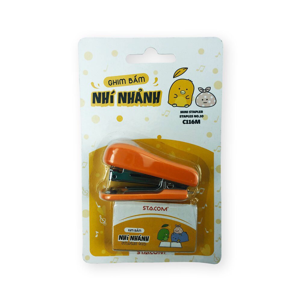 Bấm kim mini kèm đạn kim số 10 - C116M - Ảnh 3
