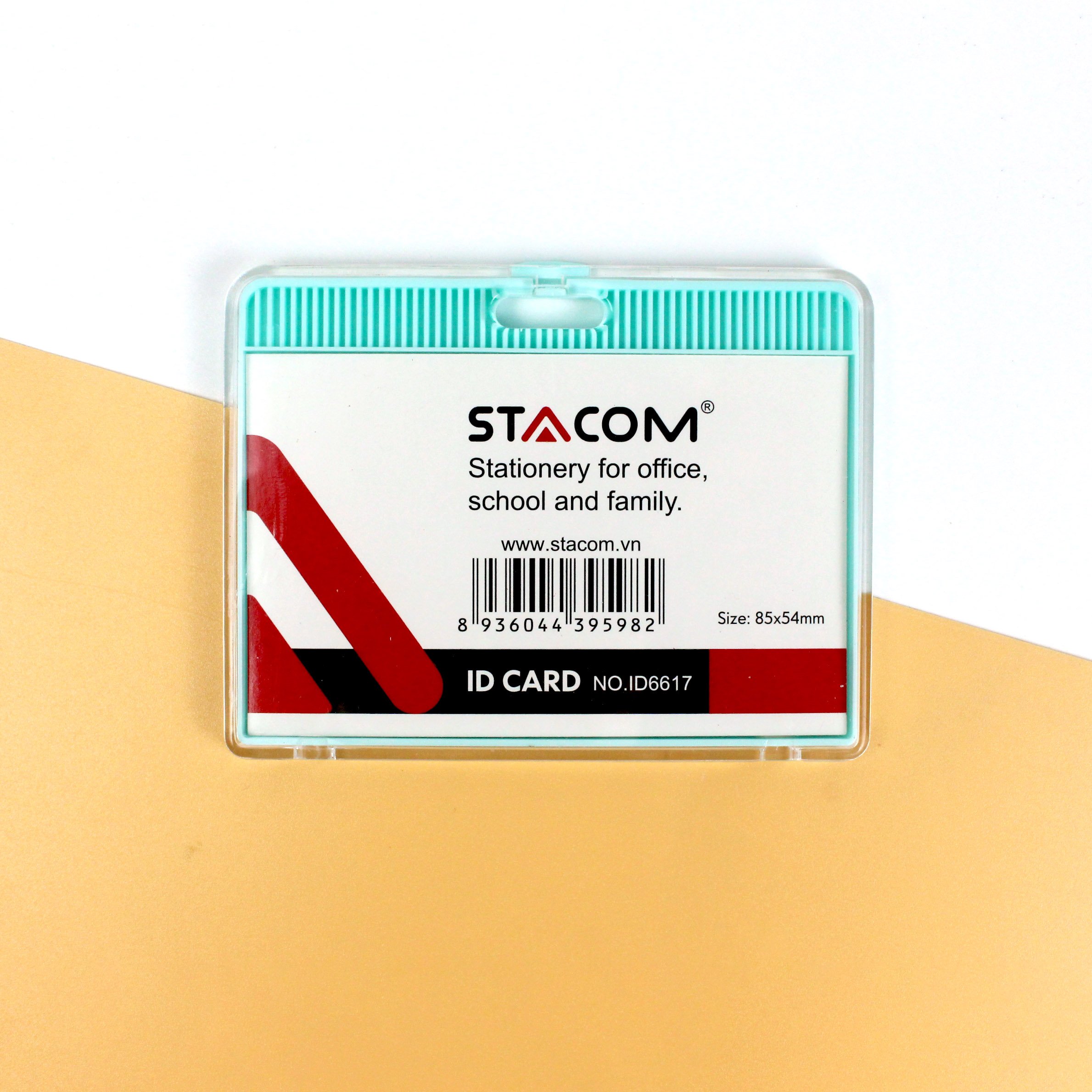 Thẻ đeo bảng tên nhựa cao cấp trong suốt - ID6617