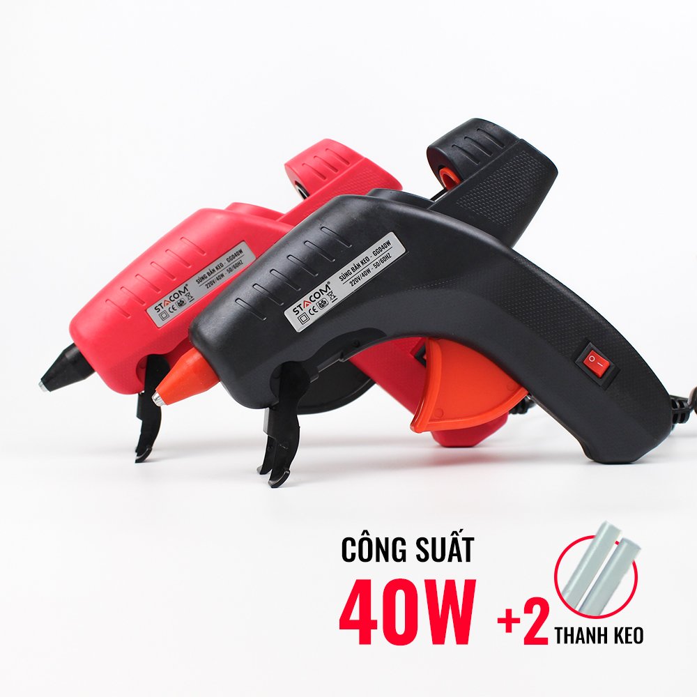 Súng bắn keo STACOM 40 Watts, keo phi 11mm - GG040W