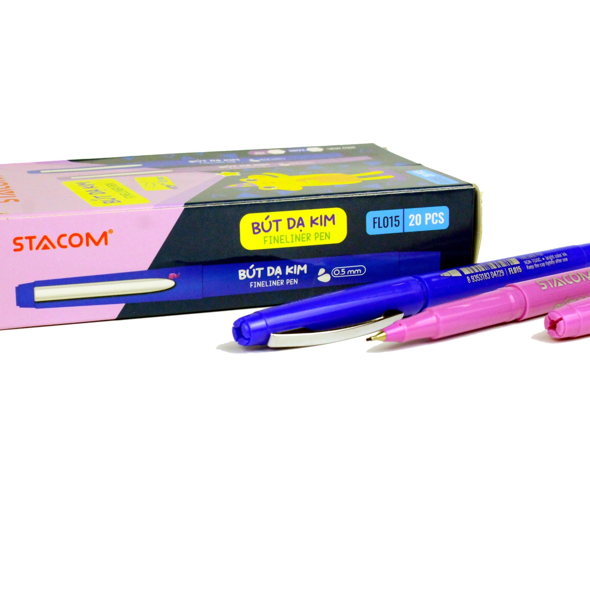 Bút dạ kim nắp đậy 0.5mm-FL015