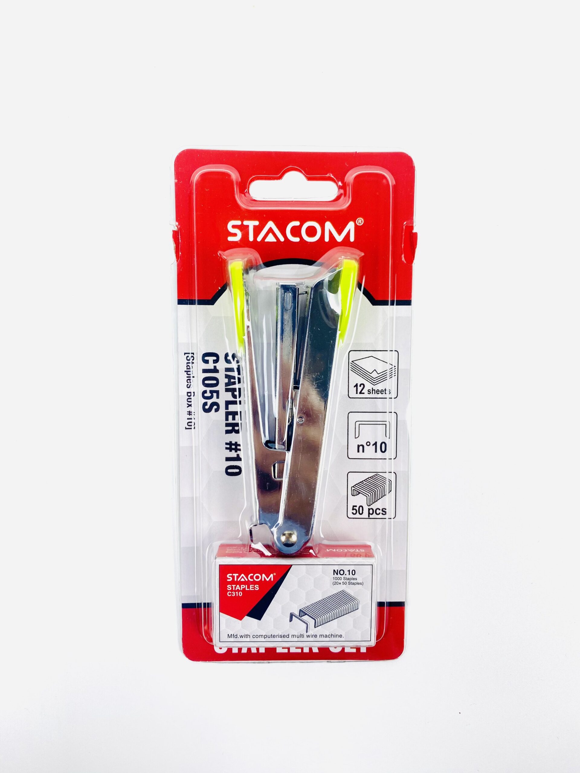 Dập ghim số 10- 12 trang, kèm kim bấm-C105S - Ảnh 4