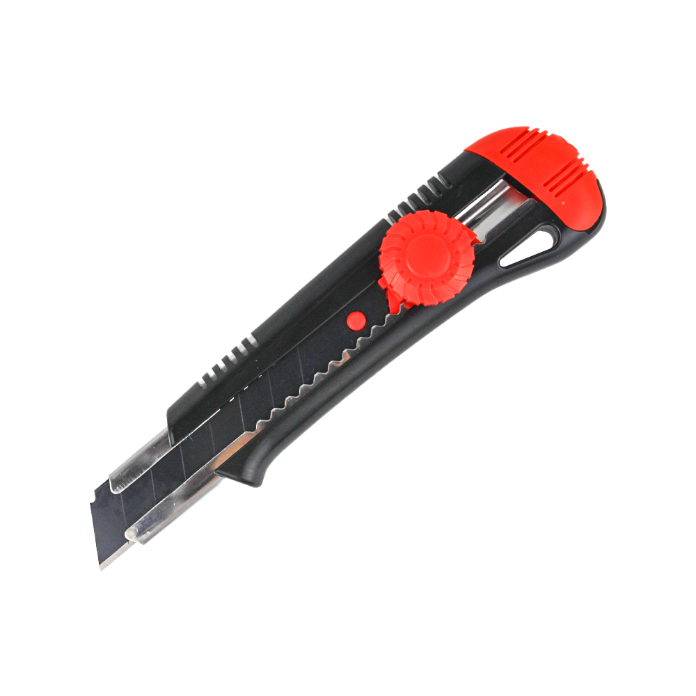 Dao rọc giấy công nghiệp lớn 2 lưỡi khóa vít vặn- E117C