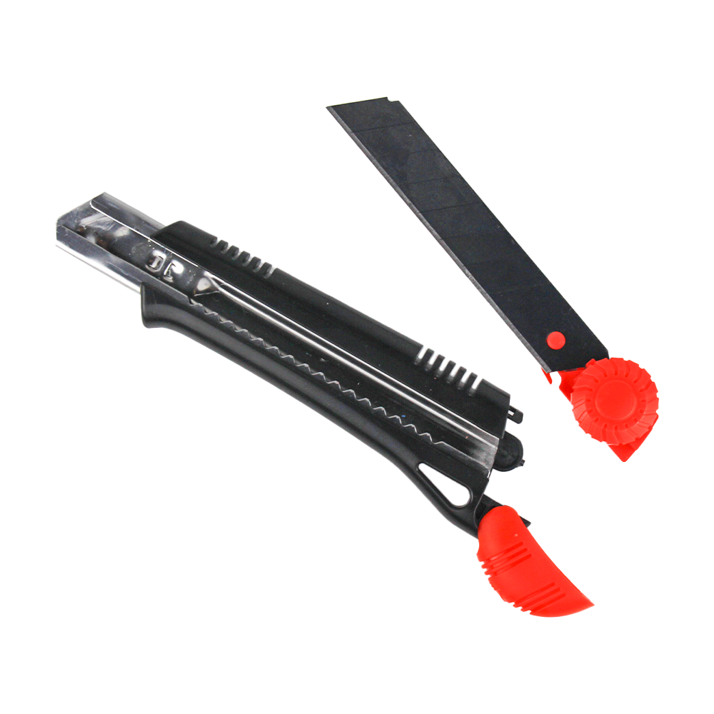 Dao rọc giấy công nghiệp lớn 2 lưỡi khóa vít vặn- E117C - Ảnh 4